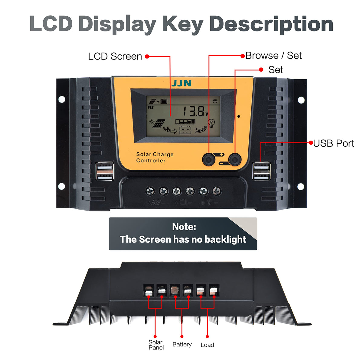 300 Watt 12 Volt Monocrystalline Solar Panel Kit with 40A PWM Charge Controller U544