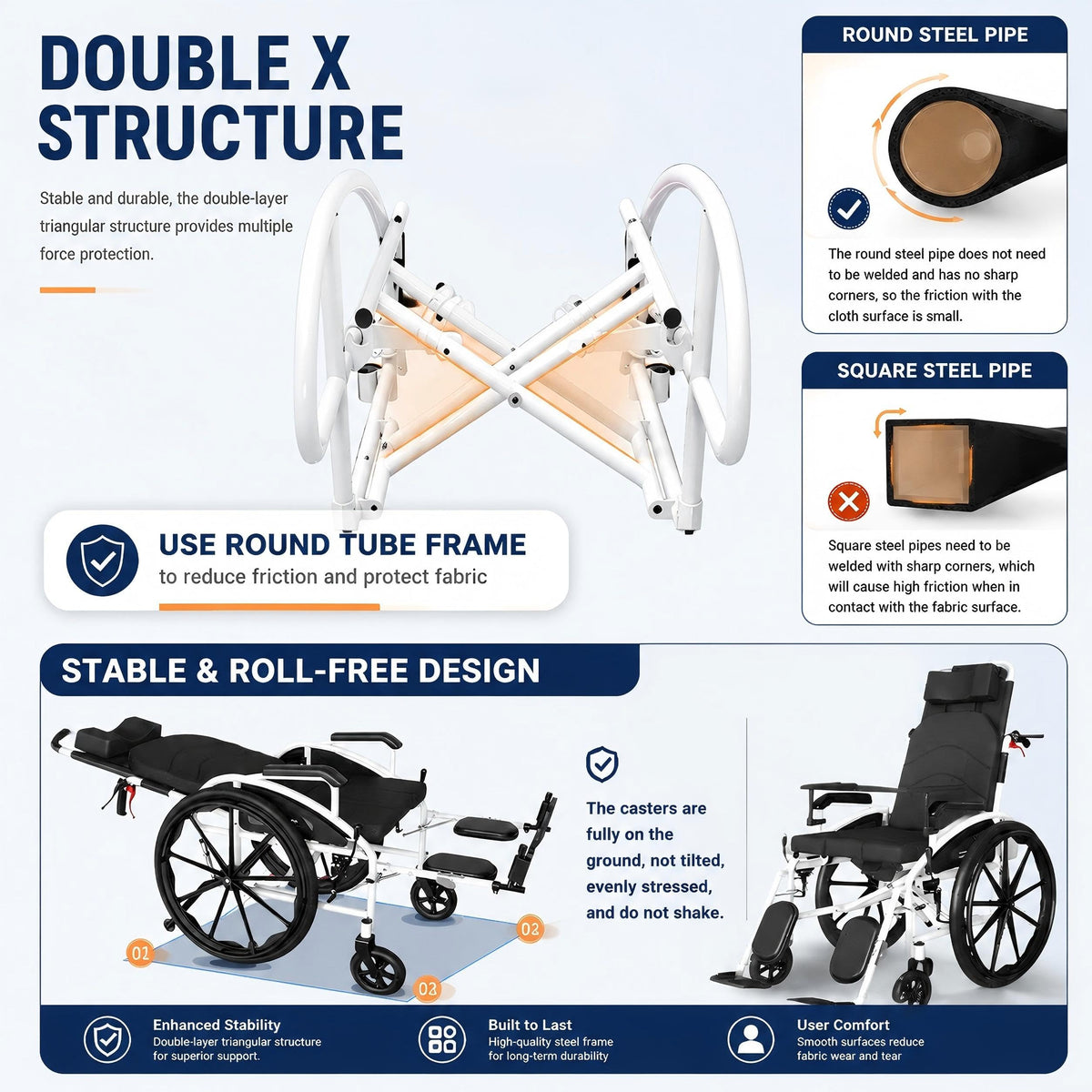 Folding Compact Wheelchair Q685961