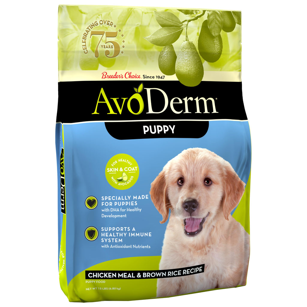 Natural Chicken Meal & Brown Rice Dry Puppy Food 15 lb N854