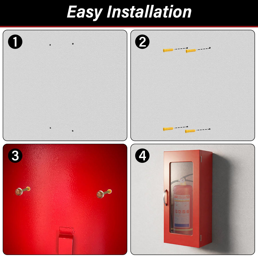 Wall Mounted Fire Extinguisher Cabinet P48297