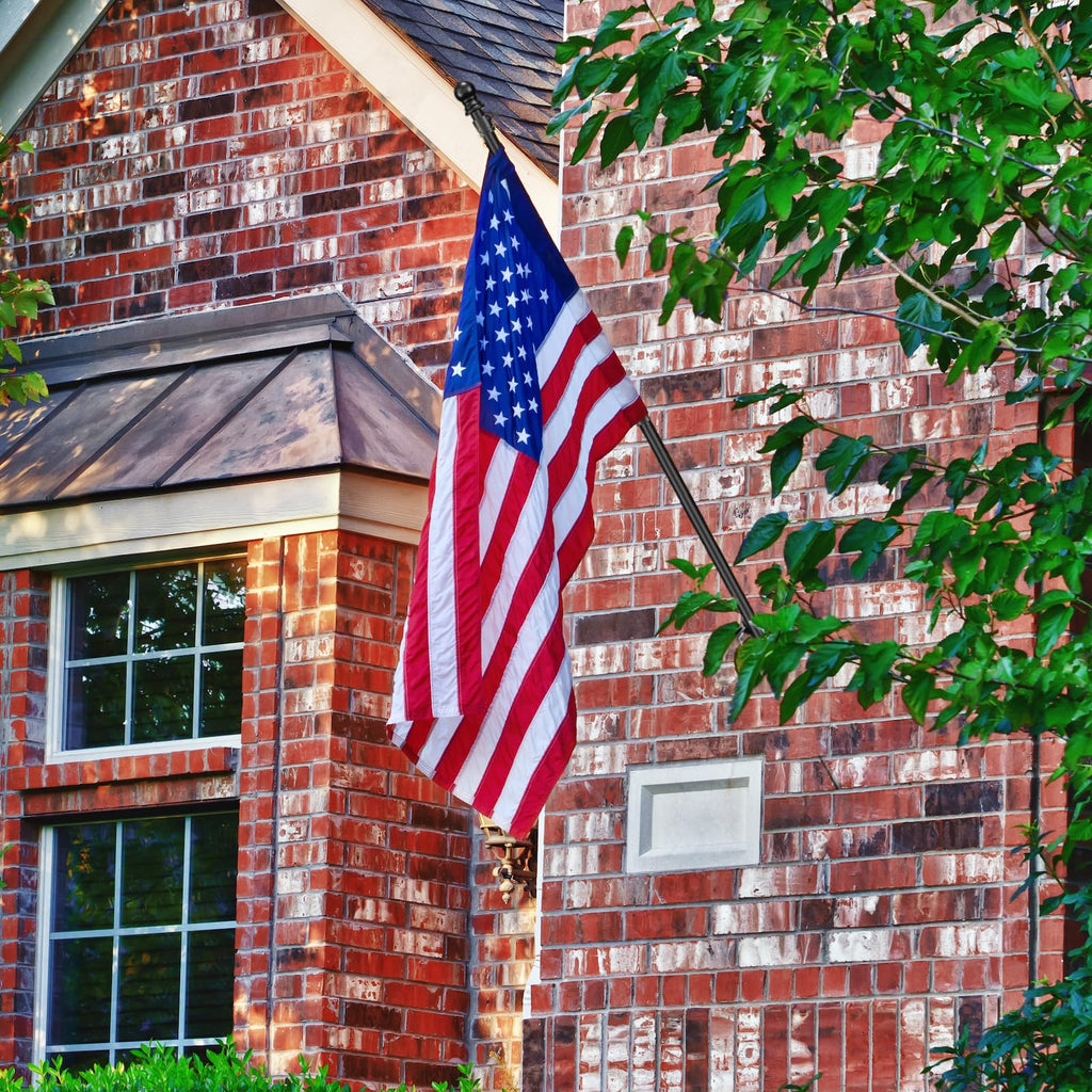 5ft Stainless Steel Flag Pole Kit with Bracket L59275