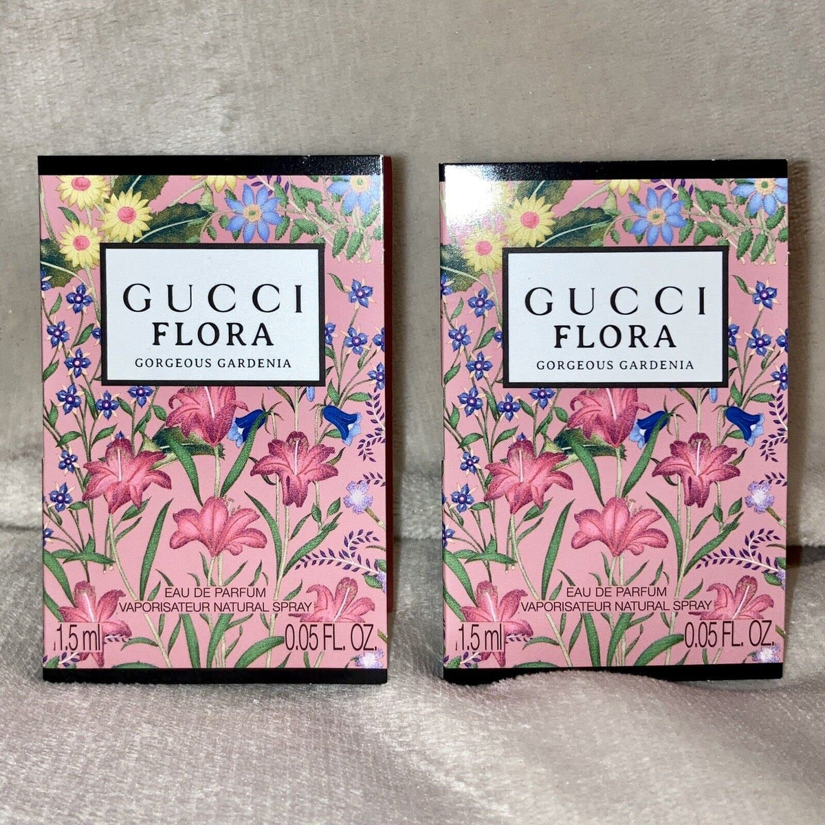 2x Eau De Parfum Sample Spray .05oz 1.5ml Each J7234