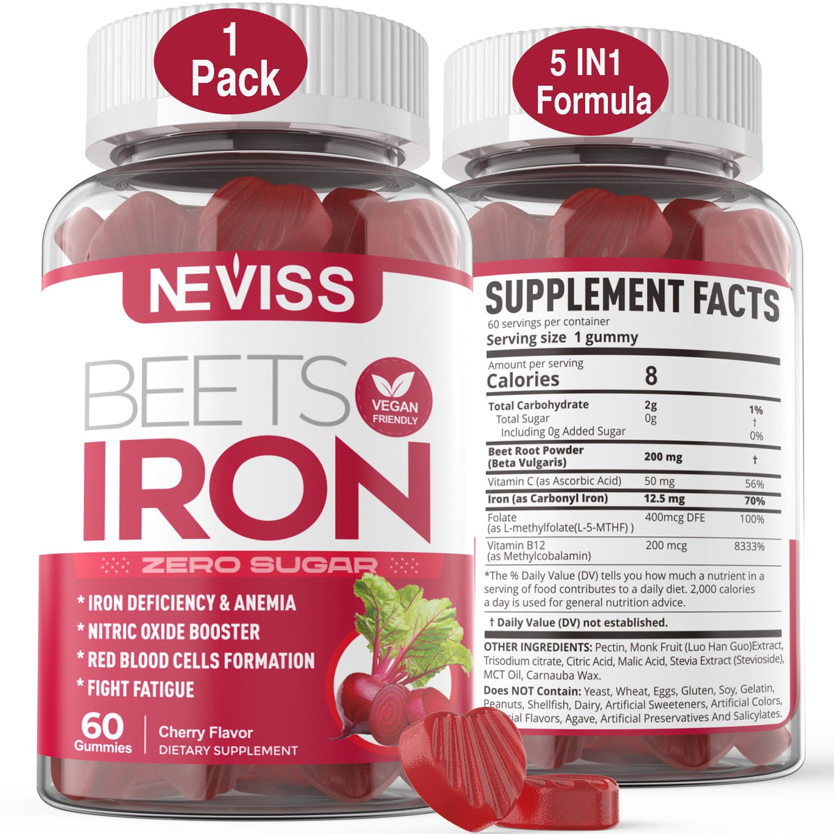 Beet Root Gummies with Iron L414159