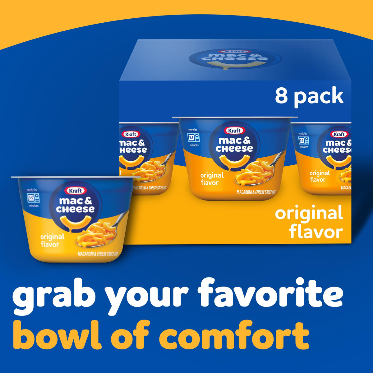 Microwavable Macaroni and Cheese Cups 8 ct E797827