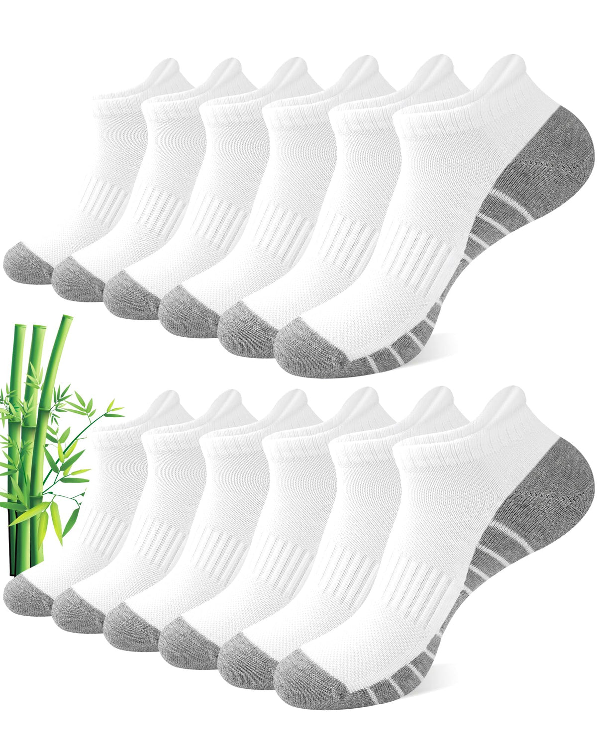 Moisture Wicking Bamboo Viscose Ankle Socks D150