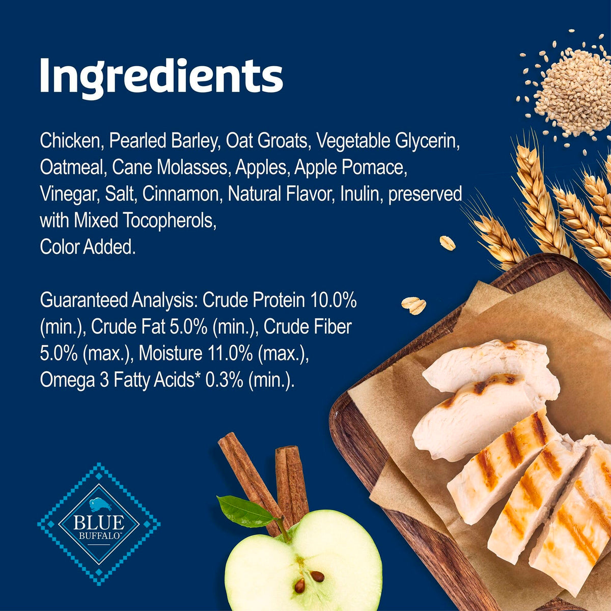 Chicken & Apples Soft & Chewy Treats, 9 oz Y38881