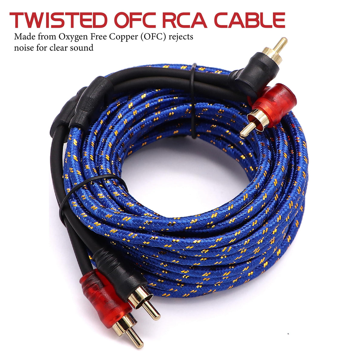 0 Gauge 3000W Amp Wiring Kit with 17FT CCA Power Cable M5335