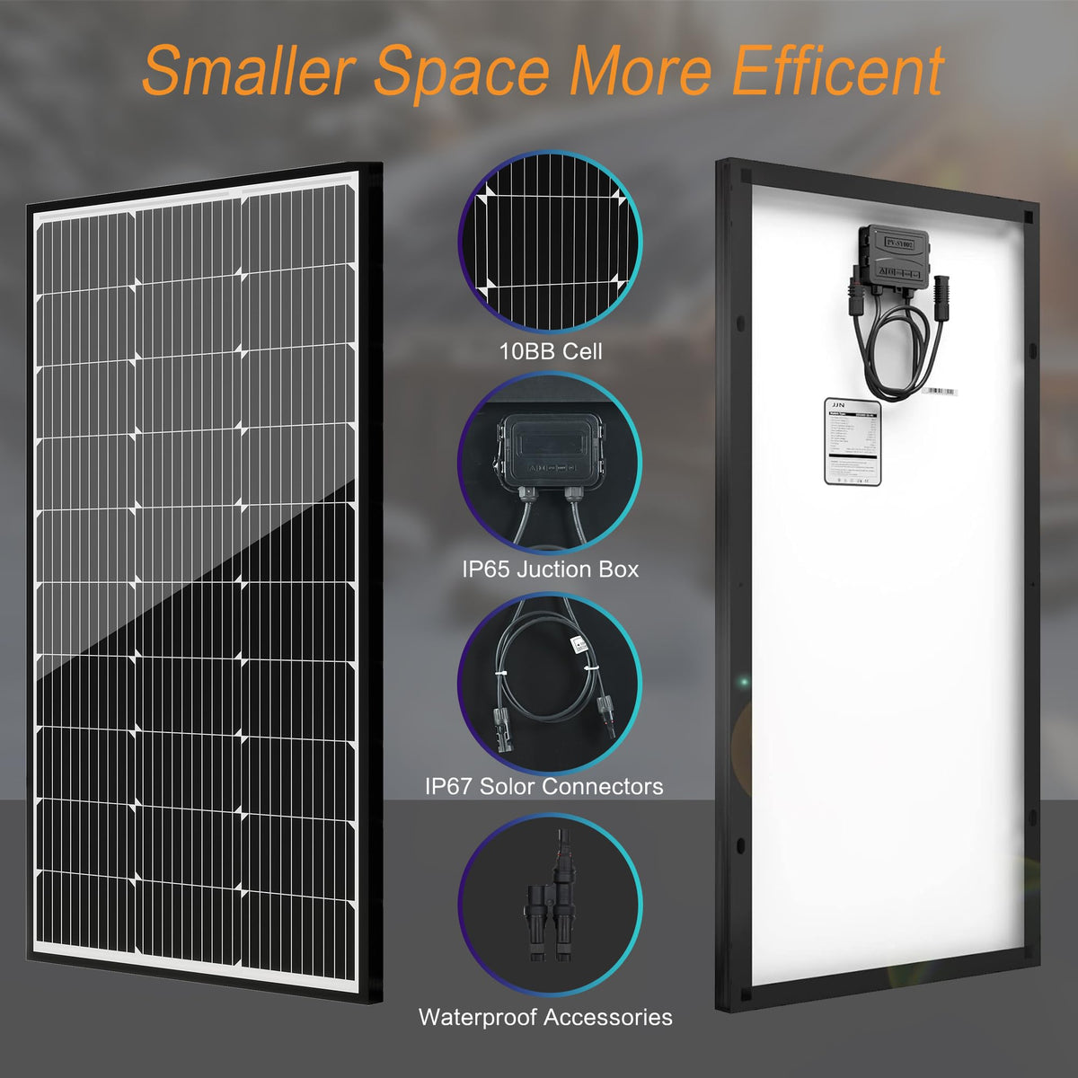 300 Watt 12 Volt Monocrystalline Solar Panel Kit with 40A PWM Charge Controller U544
