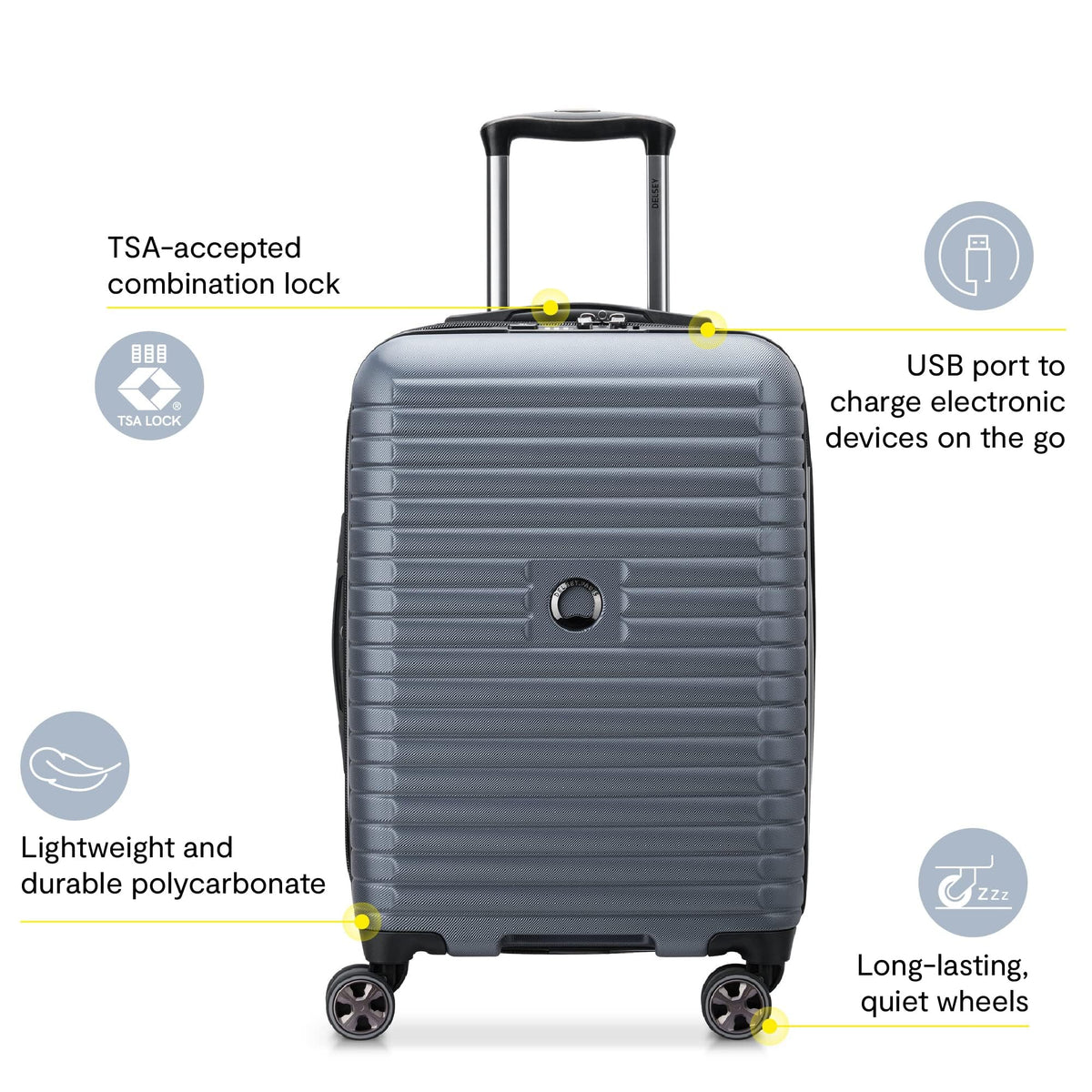 20 Inch Hardside Carry-On Luggage A374193