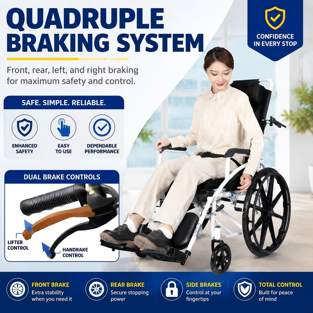 Folding Compact Wheelchair Q685961
