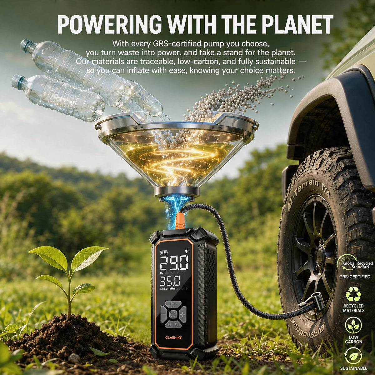 Portable Air Compressor Dual Power P349718