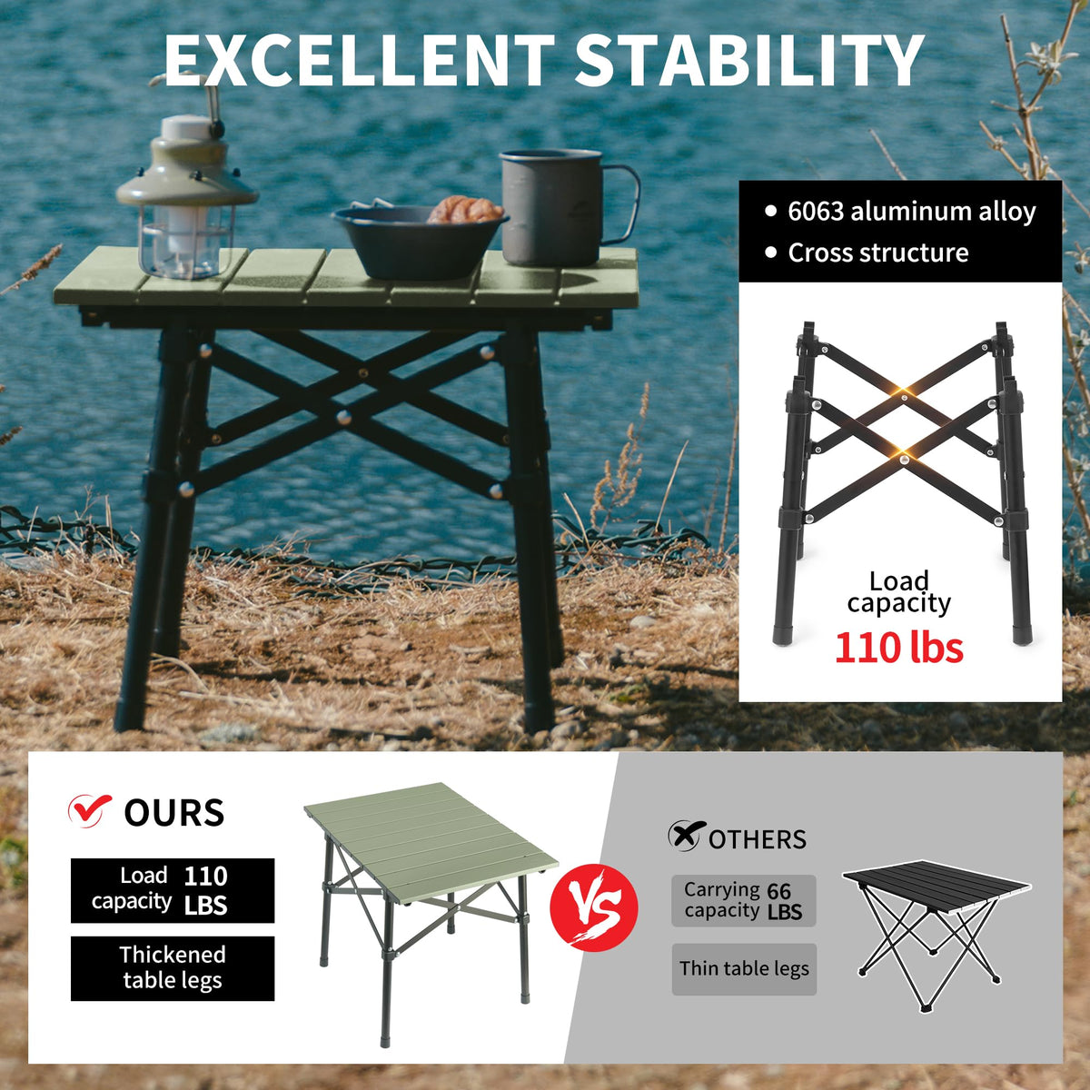 Aluminium Folding Camping Table E94252