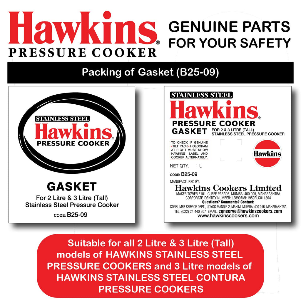 Rubber Gasket for Stainless Steel Pressure Cooker D613117