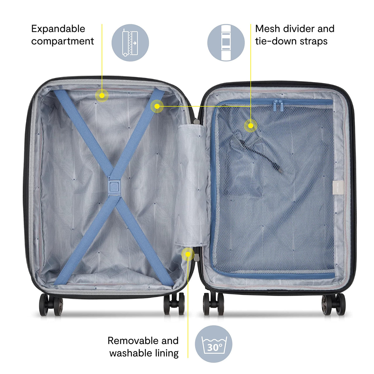20 Inch Hardside Carry-On Luggage A374193