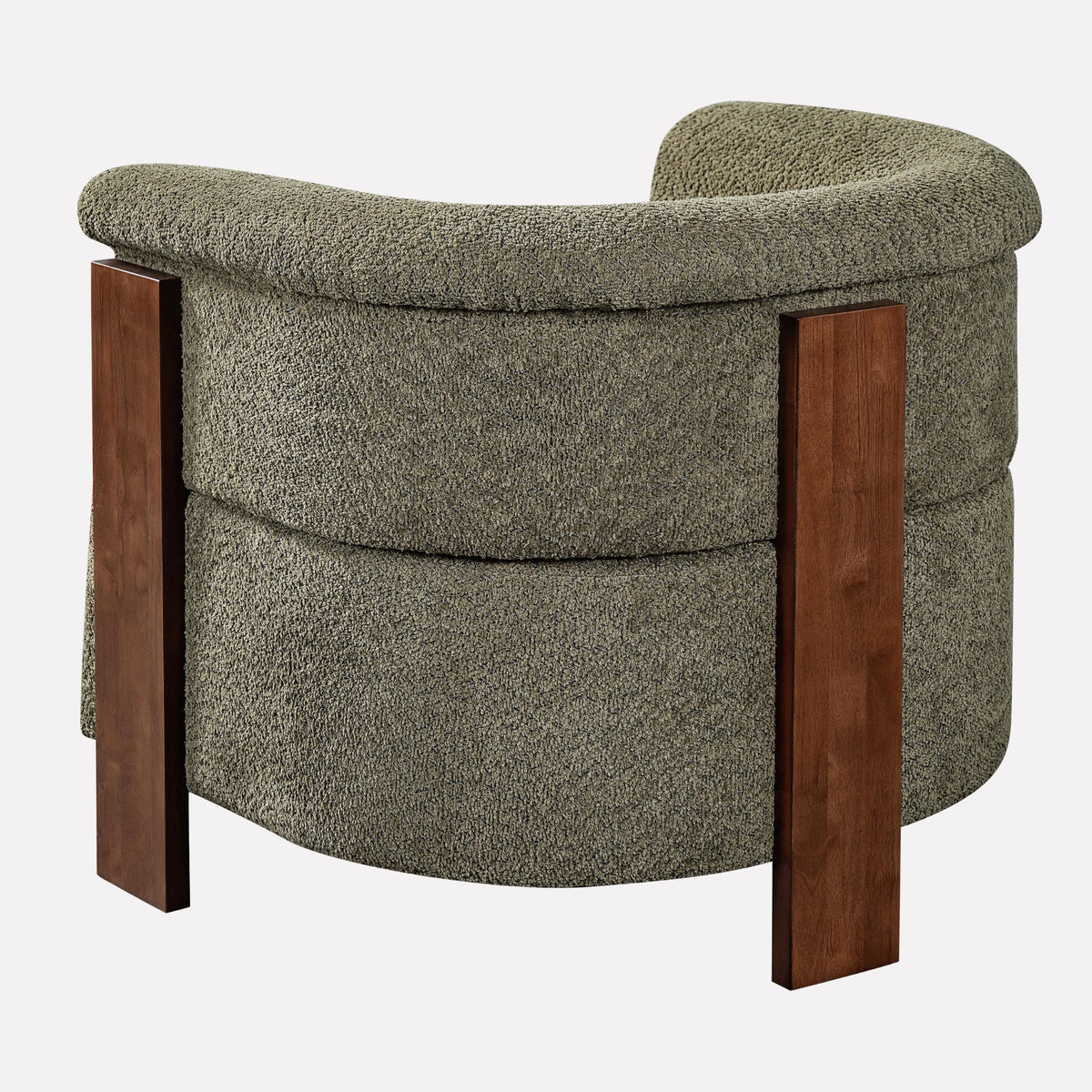 Boucle Upholstered Barrel Chairs Set of 2 S466529